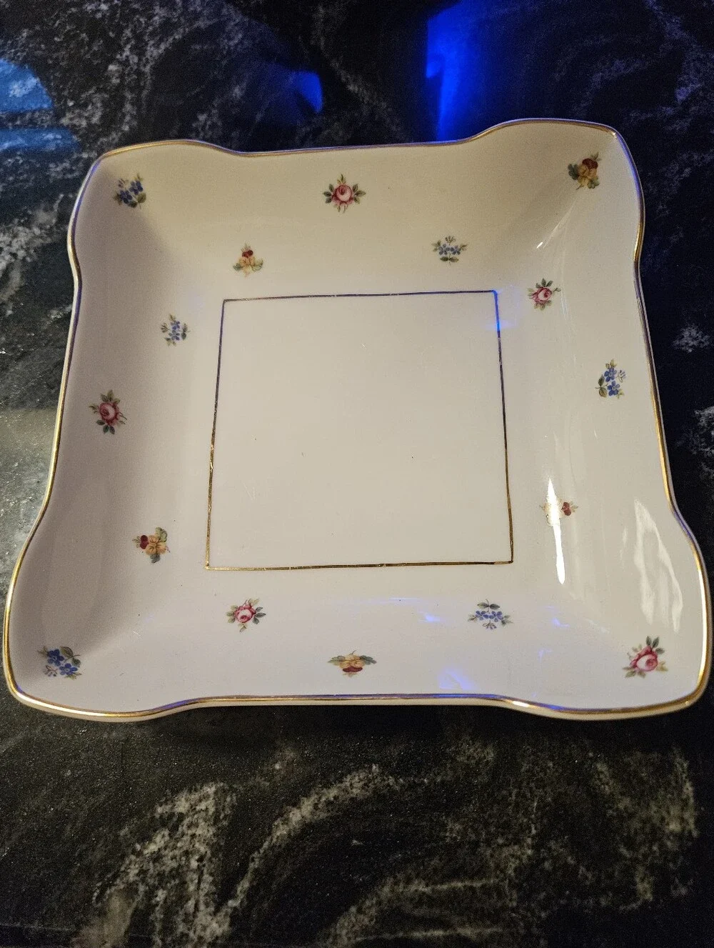 Vintage Rosenthal Selb Germany Square Serving Dish - U.S. Zone Mark (1946-1949)